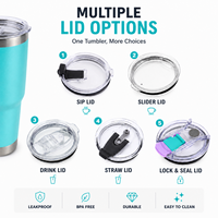 Gobelet isotherme 20oz 30oz en acier inoxydable à double paroi, tasse de voyage, tasse à café, gobelet de voiture personnalisé, vente en gros