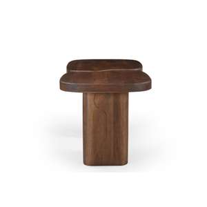 Mesa de comedor de mango macizo hecha a mano moderna, muebles de granja hechos a mano para espacios pequeños y villas modernas - Product Image 5