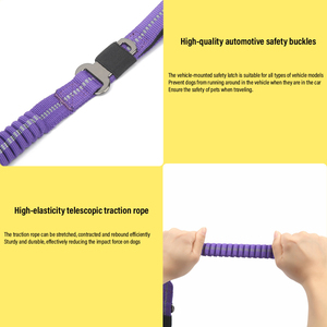 2025 nouveau Design rétractable réfléchissant grenouille boucle <span class=keywords><strong>chien</strong></span> laisse moyen grand chiens tactique Nylon réglable pliable Offre Spéciale métal - Product Image 6