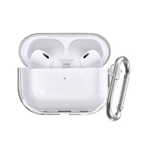 La más nueva funda transparente para auriculares de TPU de 2,0mm de espesor para <span class=keywords><strong>Airpods</strong></span> <span class=keywords><strong>Pro</strong></span> 3 funda protectora transparente para auriculares - Product Image 1