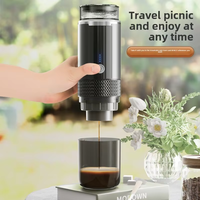 Machine à café expresso portable entièrement automatique USB, mini machine à café électrique de voyage, boîtier en acier inoxydable, utilisation en voiture, camping-car, extérieur