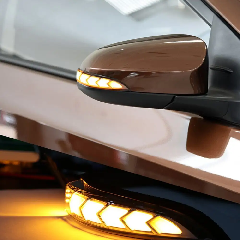 Para Toyota Altis 14-17 Vios 14-18 Yaris 2014-2018 CHR C-HR 2017-2018 coche LED dinámica señal lado espejo intermitente indicador