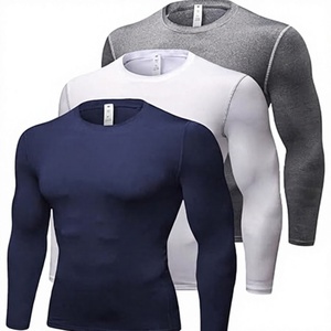 Men's Compression Long Sleeve Performance Shirt Premium Quick Dry Compression Base <b>Layer</b> <b>Top</b> Men's Athletic Compression Training - Product Image 1