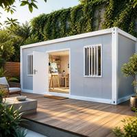 Magasin mobile commercial, boutique de vente au détail, café éphémère, maison conteneur préfabriquée moderne, modulaire, imperméable et résistante au vent, en kit