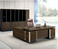 Chicheng CL-1016 #   Table de conférence/salle à manger haut de gamme écologique avec panneau en placage, bordure en PVC, grain de tissu gris fer, style contemporain