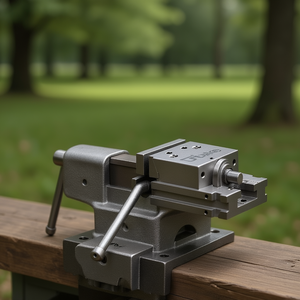 Ttake Modular Vise With Fixed Jaws 200 Mm Length For Bench Mounting - Product Image 3