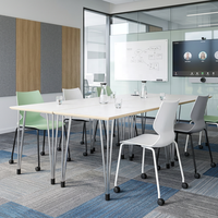 Chaise de bureau exécutive moderne robuste de 150 kg avec design ergonomique pour le bureau, les salles de conférence et le télétravail, empilable