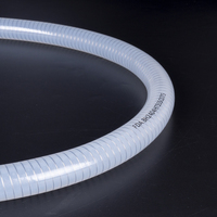 Tuyau en silicone SUS de qualité alimentaire Tuyau en silicone de qualité alimentaire renforcé en fil d'acier inoxydable 316 pour un transfert de nourriture flexible et sûr