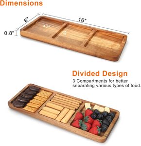 Wooden <strong>Fruit</strong> Platter for Storage &amp; <strong>Display</strong> - Product Image 4
