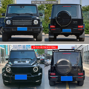 Parachoques de Modificación para Auto con Recortes para Faros Antiniebla para G630/G35/G500 2019-2024 Clase G - Fibra de Carbono Nuevo - Product Image 2