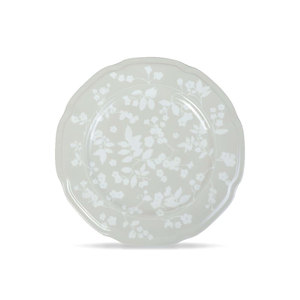 Assiettes de présentation de mariage en porcelaine fine beige, motif floral vintage, style jardin printanier, décoratives de luxe, vente en gros - Product Image 4