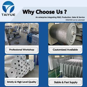 オーダーメイド工場出荷 反射型アルミ箔 EPEフォーム 断熱材 ロール ラジエントバリア 屋根用断熱ブランケット 建築向け - Product Image 4