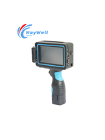 Impresora de inyección de tinta portátil de mano con correa, 12.7mm, alimentada por batería, alta velocidad, Wi-Fi, todo en uno, para tarjetas, huevos y tubos, automática, 600dpi