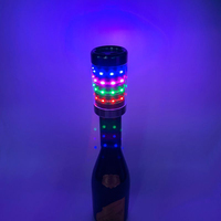 Bâton lumineux LED stroboscopique pour soirée en boîte de nuit, service de bouteilles de champagne, bâton lumineux à main pour accessoires de danse