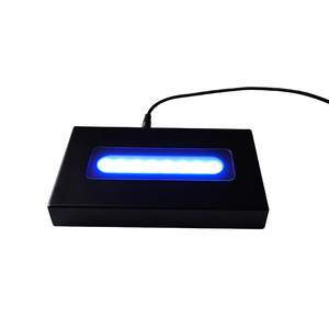 Hot Selling Rectangle Design LED Night Light Modern Crystal Wooden Base with USB Power for Smart Home <strong>Lighting</strong> for Living <strong>Room</strong> - Product Image 3