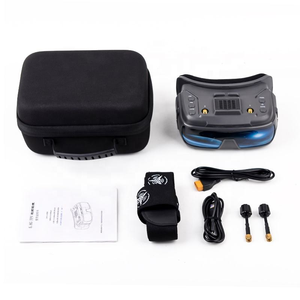 Dmkr แว่นตา VR200 <span class=keywords><strong>Mini</strong></span> 3.5นิ้ว FPV อนาล็อก5.8G พร้อมดีวีอาร์40CH 1024x600px หน้าจอ IPS ABS สำหรับ FPV โดรนแข่งรถ RC - Product Image 6