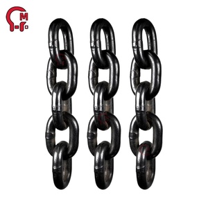 Cadena <span class=keywords><strong>de</strong></span> Elevación Galvanizada HLM Super Supplier G80 <span class=keywords><strong>de</strong></span> 8 mm, <span class=keywords><strong>de</strong></span> Acero Aleado Autocoloreado/Negro <span class=keywords><strong>para</strong></span> Elevación y Aparejos Industriales - Product Image 1