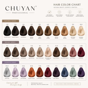 หวีเปลี่ยนสีผมออลอินวัน CHU YAN - ใช้งานง่ายใน 10 นาที แปรงในตัวช่วยให้สีสม่ำเสมอ สูตรปราศจากแอมโมเนีย - Product Image 6