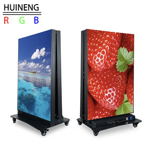 HUINENG <span class=keywords><strong>Totem</strong></span> Dobravel داخلي P1 ، 86 P2 P2 ، 5 P3 محمول قابل للطي شاشة عرض قابلة للنقل أرضية واقفة ملصق شاشة - Product Image 5