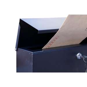 Boîte aux lettres murale de haute qualité, imperméable, facile à installer, en acier moderne, antivol, <span class=keywords><strong>Songmics</strong></span>, vente chaude - Product Image 3