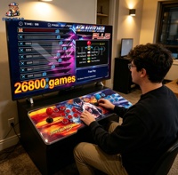 Meilleure console d'arcade Pandora Box 2026, 26800 jeux, machine de jeu rétro pour 2 joueurs avec sortie HD HDMI VGA pour TV, moniteur, projecteur, PC