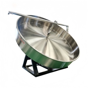 304 Stainless Steel Disc Granulator Fertilizer Cement Powder Granulator Ceramic <b>cat</b> <b>Litter</b> Disc Granulator - Product Image 2