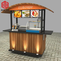 Stand professionnel de Hot-Dog, chariot de collation de rue, chariot de nourriture Mobile de crème glacée à vendre, vente d'usine, feuille galvanisée de rue