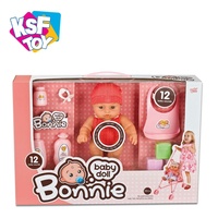 Ensembles de poupées éducatifs de 10 pouces avec poussette et autres accessoires, jouets pour poupées avec 12 sons IC, vente en gros