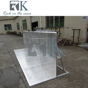 Barreras de Control de Multitudes de Aluminio para Exteriores, Barrera de Seguridad para Eventos, Valla de Barricada para Control de Peatones en Obras de Construcción - Product Image 6