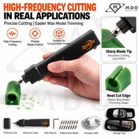 Outil de découpe et de sculpture portable à ultrasons 35W pour bijoux, stylo de découpe ultrasonique 40000HZ, couteau de gravure portatif