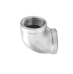 Thép không gỉ công nghiệp <span class=keywords><strong>Threaded</strong></span> BSP NPT 90deg <span class=keywords><strong>Threaded</strong></span> khuỷu tay ống phù hợp - Product Image 3