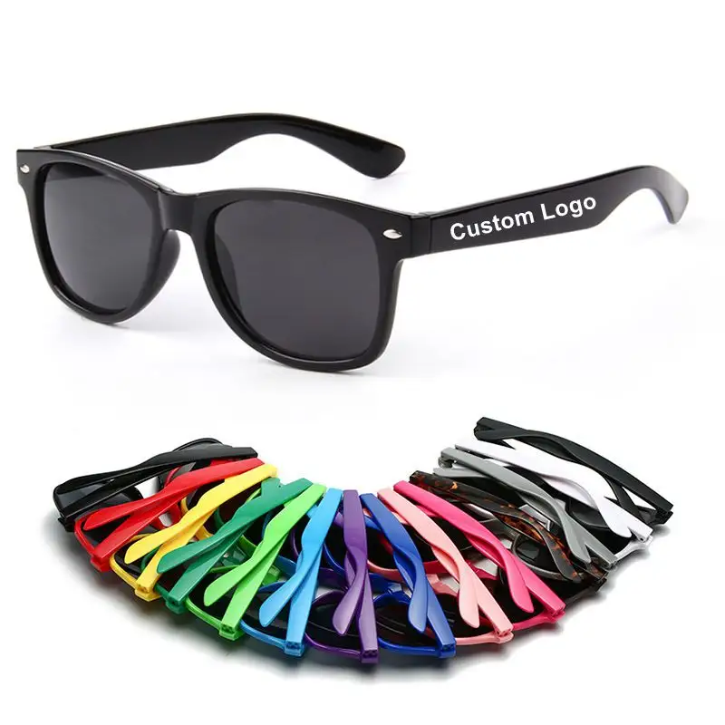 Günstiger Preis Benutzer definiertes Logo Branded Promotion Sonnenbrille Frauen Männer Großhandel Sonnenbrille