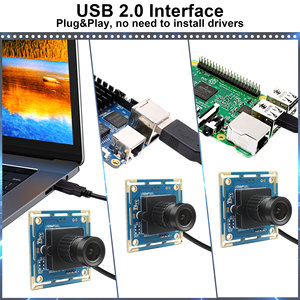ELP alta definición 8 megapíxeles CMOS IMX179 <span class=keywords><strong>Sensor</strong></span> de Color 8MP Mini módulo de cámara USB UVC Plug Play con lente de 3,6mm reemplazable - Product Image 5