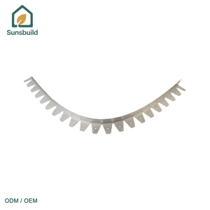 Sunsbuild Modern Outdoor <b>Wind</b> <b>Spinner</b> with Stainless Steel Rectangle Design Waterproof Freestanding Garden Border Edging - Product Image 1