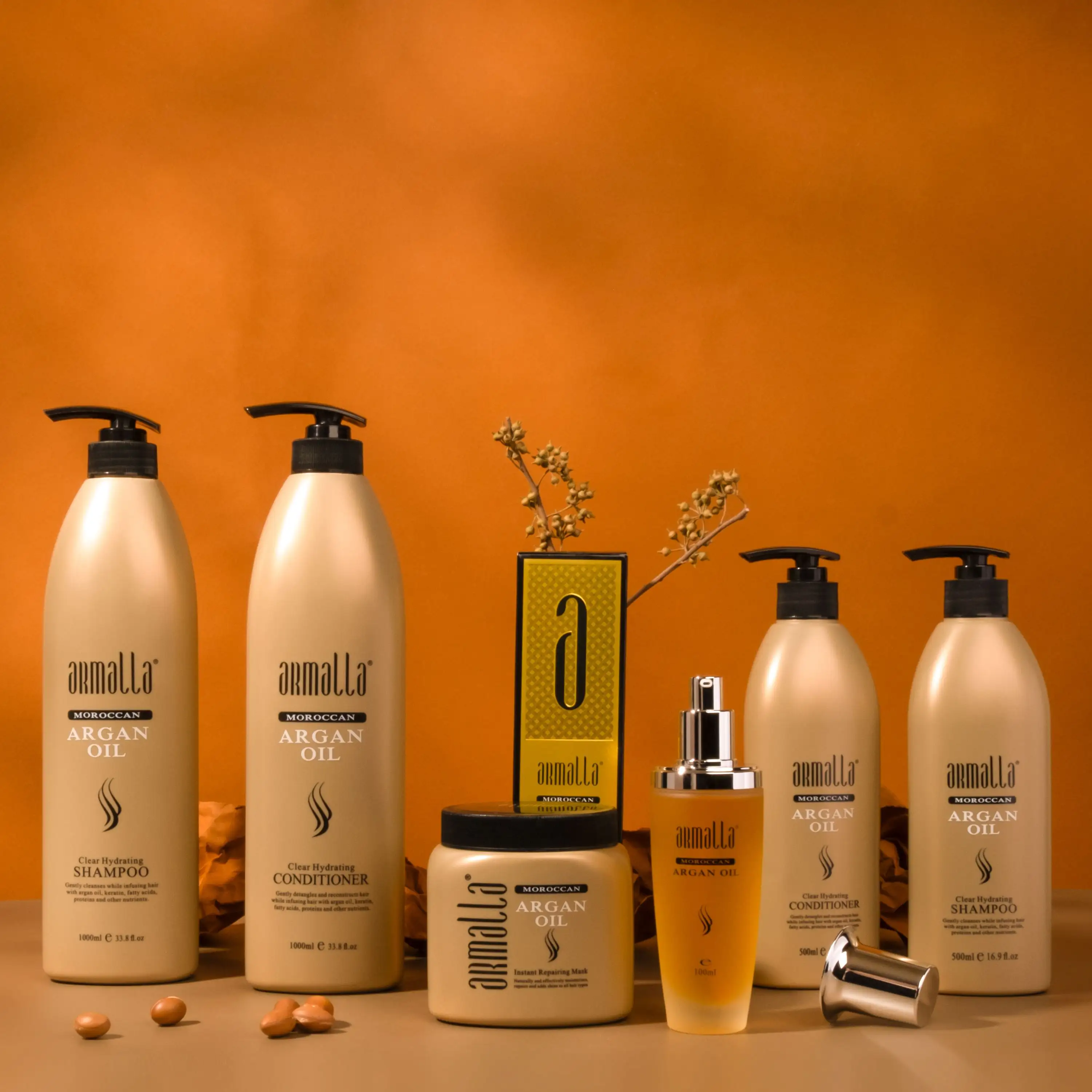Wholesale Best Hair Care Set Sulfate Free Morocco Argan Oil Organic Hair Shampoo And Conditioner