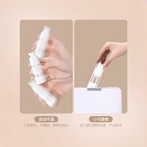 Vacuum Sealed Press Type Travel Bottle 15Ml For Skincare Makeup Remover Toner <b>Essential</b> <b>Oil</b> Spray With Funnel Label <b>Set</b> - Product Image 4
