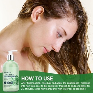 Acondicionador de Romero Orgánico con Logotipo Personalizado OEM, Crema Hidratante para Fortalecer el Cabello, Reducir la Rotura y Promover el Crecimiento del Cabello - Product Image 5