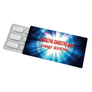 Without sugar functional chewing gum Customizable packaging of energy chewing gum