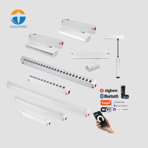 Alumum Track Square 12W 20W Cob Spotlight LED Fucus Système d'éclairage sur rail <span class=keywords><strong>réglable</strong></span> Magnet Light pour remplacer le plafonnier foncé - Product Image 6
