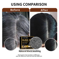 Savon Solide Bio Naturel OEM ODM pour la Croissance Capillaire et l'Épaississement des Cheveux, Shampoing Solide Noircissant pour la Perte de Cheveux