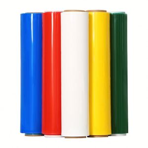 Chất lượng cao tay bộ phim kéo dài thu nhỏ bọc vận chuyển rõ ràng nhựa 18 "x 1500 FT trong suốt LLDPE bao bì phim màu xanh lá cây đóng gói - Product Image 3