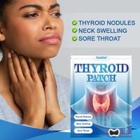 Patch Herbal Sumifun pour le Soin de la Thyroïde, Patch Lymphatique Naturel pour le Cou, Plâtre Herbal Naturel pour l'Inconfort Cervical, Coussinets Bien-être pour la Glande Thyroïde