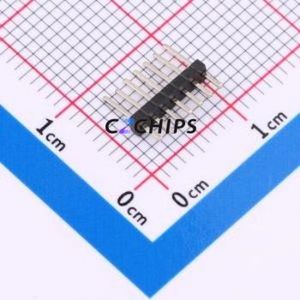 HX PZ1.27-1x7P ZZ Pin Header Through hole Component (THT),P=1.27mm Connector 1x7P 1.27mm Pin Header Through Hole - Product Image 1