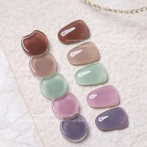 Nuevo Gel de <span class=keywords><strong>Uñas</strong></span> Estilo Japonés <span class=keywords><strong>2022</strong></span>, Tablero de Exhibición de Vidrio Transparente para Celebridades de Internet, Color Bean, Práctica de <span class=keywords><strong>Uñas</strong></span>, Especial para Salón de Belleza - Product Image 4