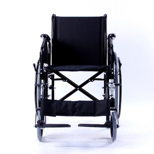 รถเข็นคนพิการแบบพับได้ ยี่ห้อ Guoyuan พนักพิงสูง ปรับเอนได้ พกพาสะดวก - Product Image 2