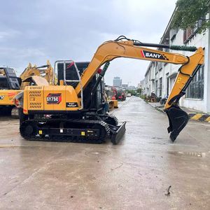 Used SY75C <b>Mini</b> Crawler Excavator, 7.5 Ton Chinese Small Hydraulic Digger With Yanmar Engine - Product Image 2
