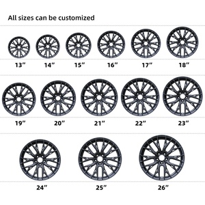 Nouvelles jantes en alliage d'aluminium forgées légères haute performance à 5 branches chromées profondes, 17-22 pouces, compatibles avec BMW, Toyota - Product Image 4