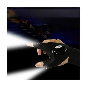 Custom <b>LED</b> <b>Flashlight</b> Gloves Polyester Heart-Shaped Handsfree Light for Fishing Camping & Repairing-Great Gift for Dad & Him - Product Image 1