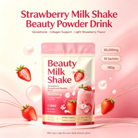 Poudre de Lait au Collagène Marque Blanche 6 Saveurs Éclaircissante et Blanchissante pour la Peau Boisson Beauté au Collagène en Gros