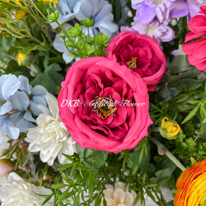 ดอกไม้ประดิษฐ์ผ้าไหมสีสันสดใสขายดี เป็นมิตรกับสิ่งแวดล้อม เหมาะสำหรับตกแต่งงานแต่งงาน ฮาโลวีน งานอีเว้นท์ ตกแต่งภายใน/ภายนอกอาคาร ใช้ตกแต่งห้างสรรพสินค้า - Product Image 3